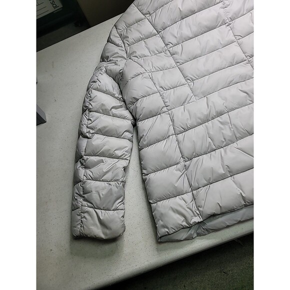 Michael Kors MK Women's Packable Puffer Jacket in Gray Silver  size Large - Picture 15 of 16